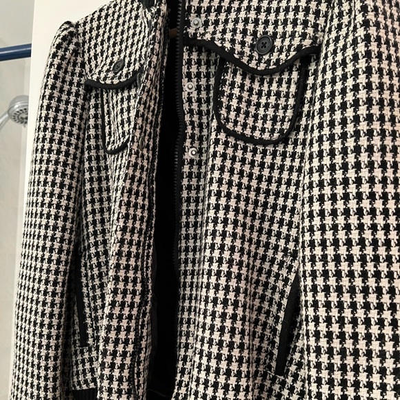 Billabong Houndstooth jacket (black and white, size M) - Picture 3 of 7